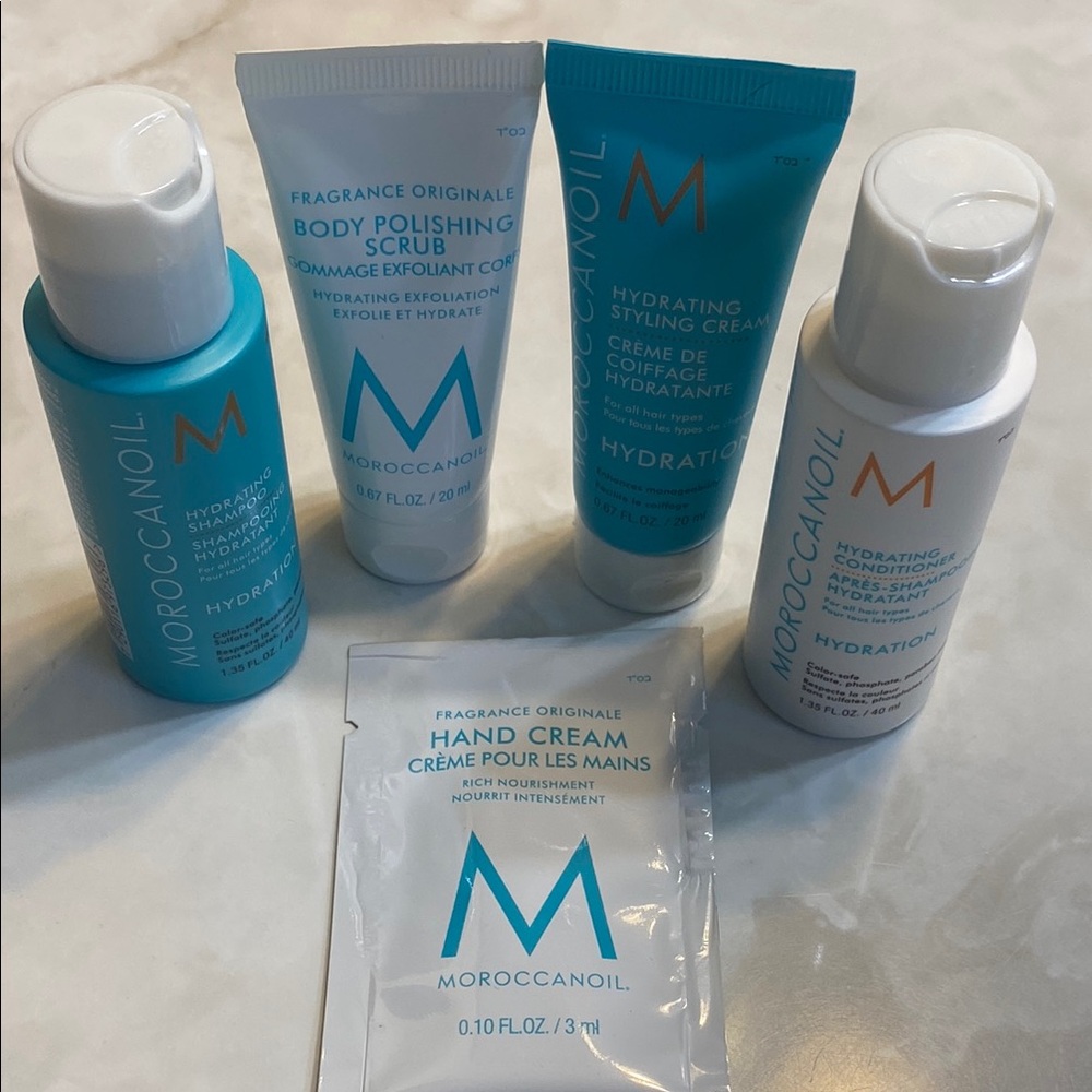 Moroccanoil products - travel size